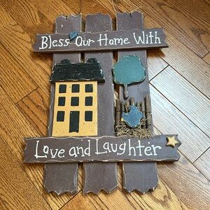 Bless our Home Rustic Wall Decor